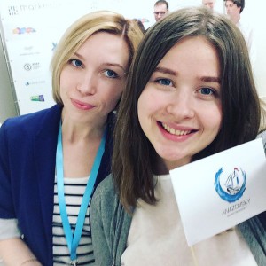 Витория Изотова и Вероника Пропер, студентка ФМк участвует в Marketorium