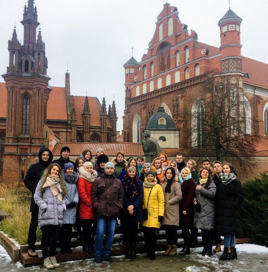 Студенты ФМк приняли участие в международной образовательной программе в Вильнюсе