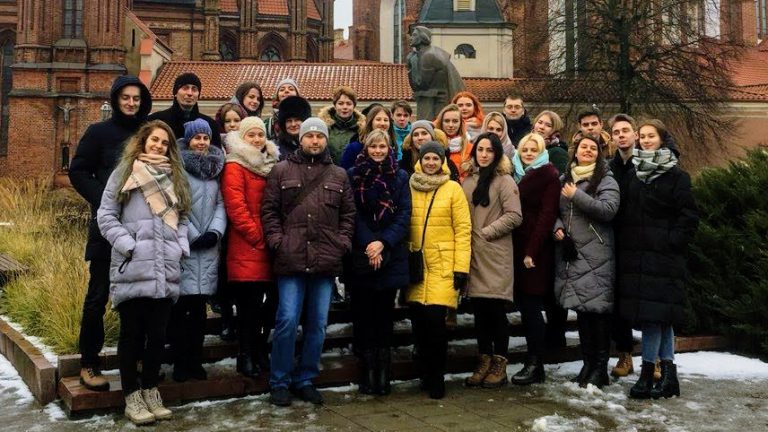 Студенты ФМк приняли участие в международной образовательной программе в Вильнюсе